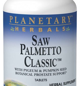 PLANETARY HERBALS - Saw Palmetto Classic - 42 Tablets For Cheap