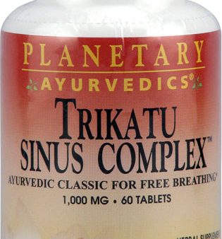 PLANETARY HERBALS - Trikatu Sinus Complex 1000 mg Ayurvedics - 60 Tablets Online Hot Sale