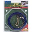 COASTAL - Heavy Cable Dog Tie Out - 10 Feet Supply