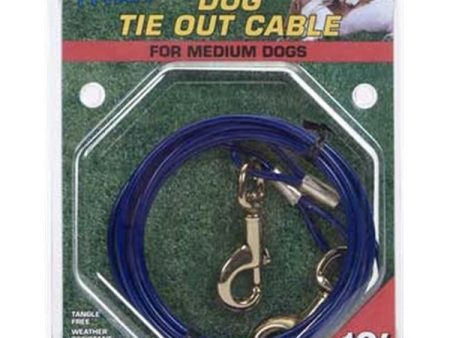 COASTAL - Heavy Cable Dog Tie Out - 10 Feet Supply