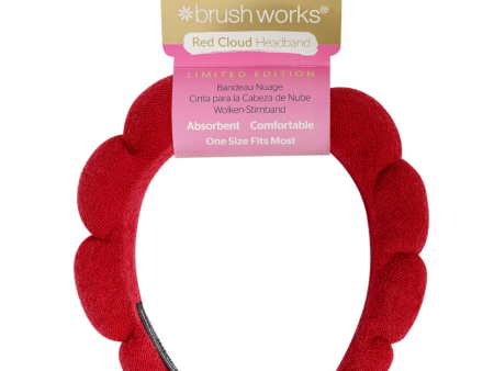 Brushworks Limited Edition Red Cloud Headband Sale