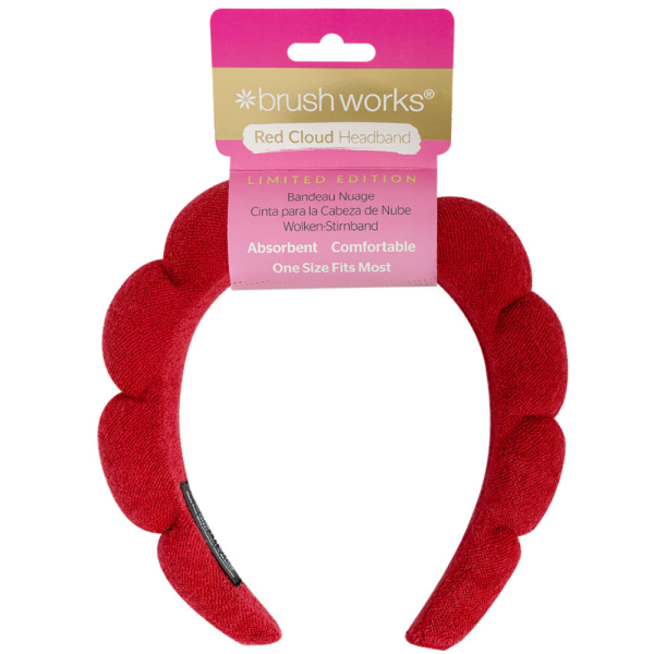 Brushworks Limited Edition Red Cloud Headband Sale