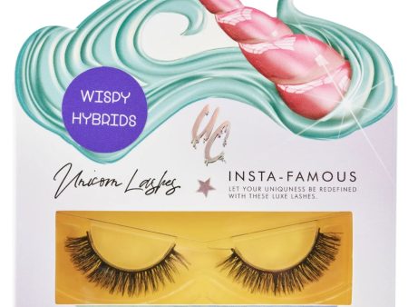 Unicorn Cosmetics Russian Wispy Hybrids Unicorn Strip Lashes Black Discount