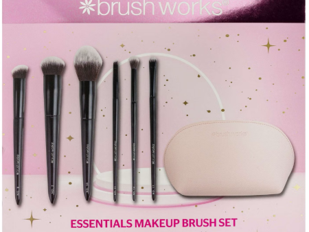 Brushworks Essentials Makeup Brush Set Hot on Sale