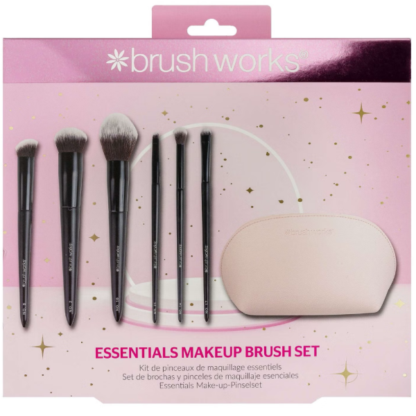 Brushworks Essentials Makeup Brush Set Hot on Sale