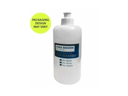 Vines Biocrin Antibacterial Gel No Water 450ml Online now