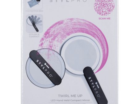 StylPro Twirl Me Up Compact LED Mirror Fashion