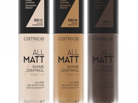 Catrice Cosmetics All Matt Shine Control Face Makeup 30ml Supply