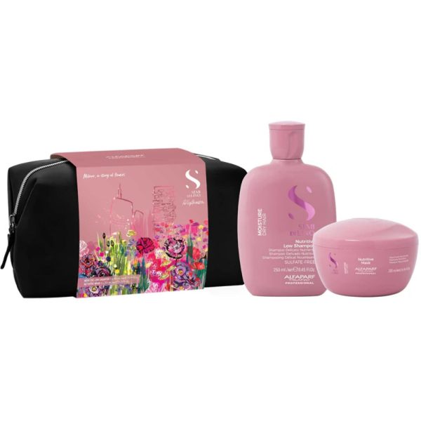 Alfaparf Milano Semi Di Lino Moisture Nutritive Holiday Gift Set For Sale