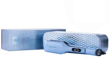 ghd Limited Edition Duet Professional 2-in-1 Hot Air Straightener Icy Blue Gift Set Supply