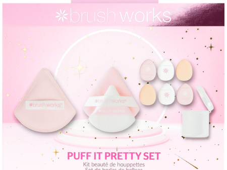 Brushworks Puff It Pretty Set on Sale