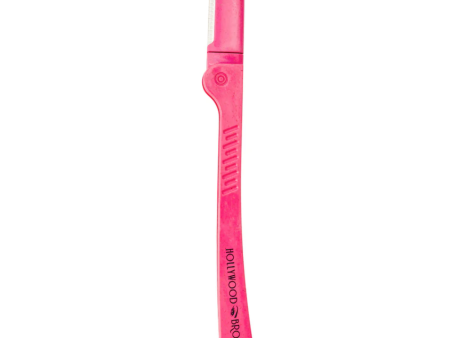 Hollywood Browzer Single Browzer Hair Removal & Dermaplaning Tool Pink Sapphire Online now