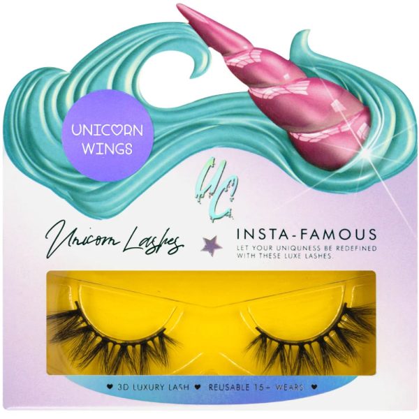 Unicorn Cosmetics Unicorn Wings Half Lashes Black Hot on Sale