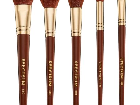 Spectrum Collections 5 Piece Pantherine Face Makeup Brush Set Discount