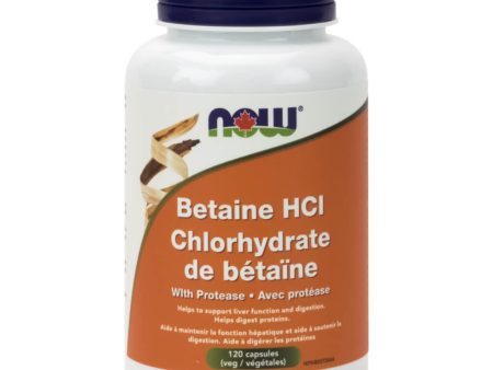 Betaine HCl 648 mg w  Protease Online Sale