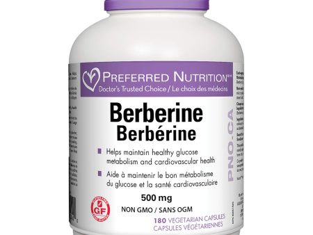 Berberine 500mg 180 Vegetable Capsules For Sale