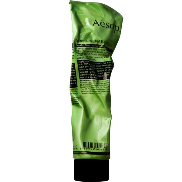 Geranium Leaf Body Scrub Tube For Discount