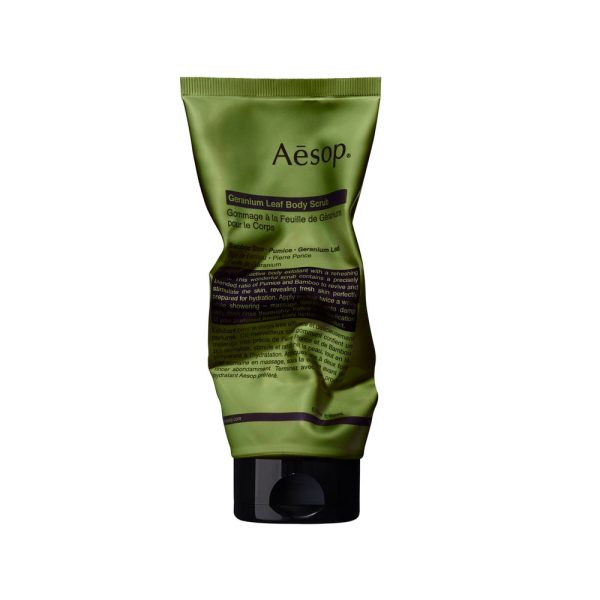 Geranium Leaf Body Scrub Tube For Discount